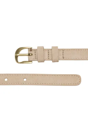 Frame Denim Twist Buckle Leather Belt