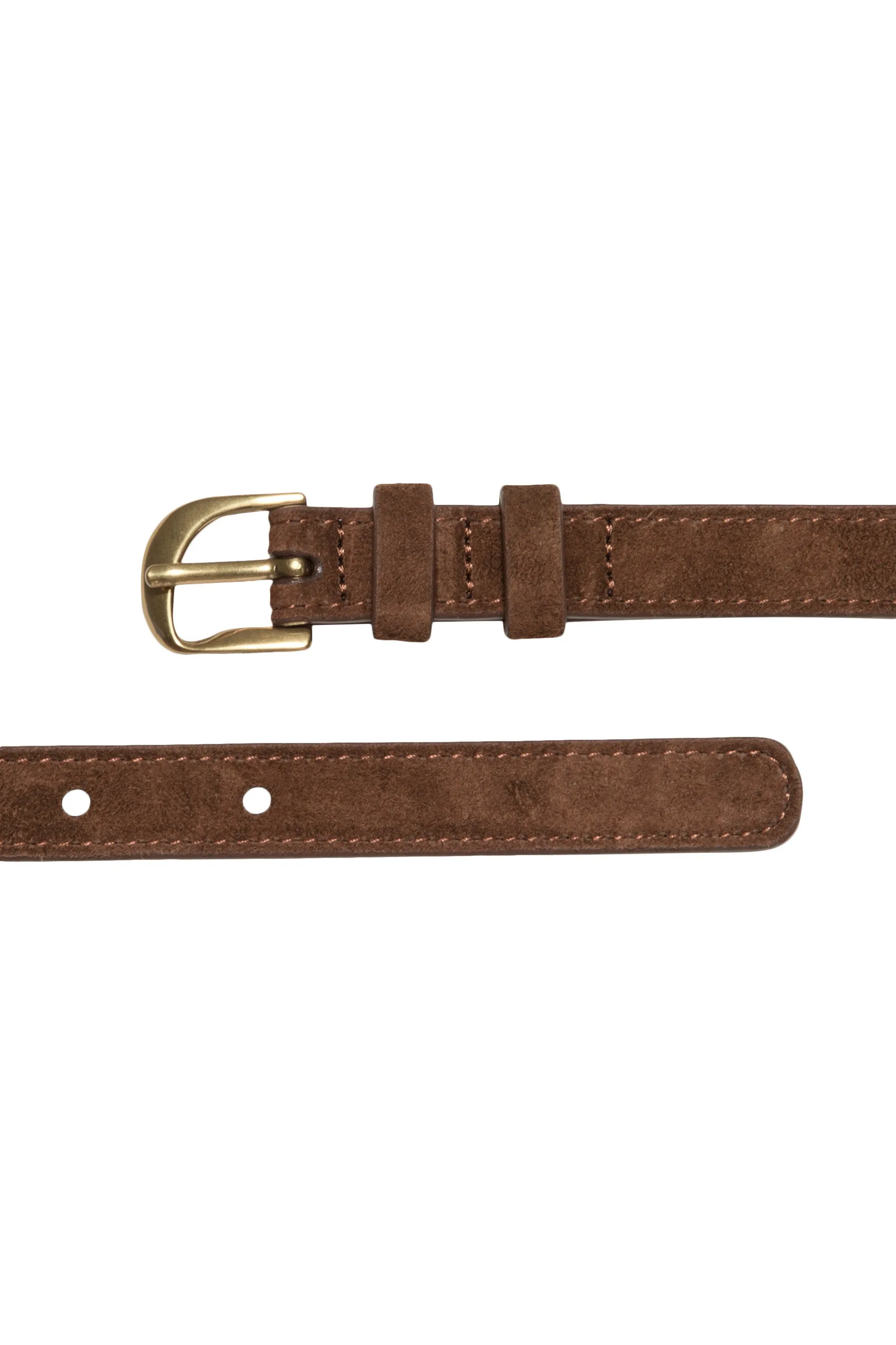 Frame Denim Twist Buckle Leather Belt