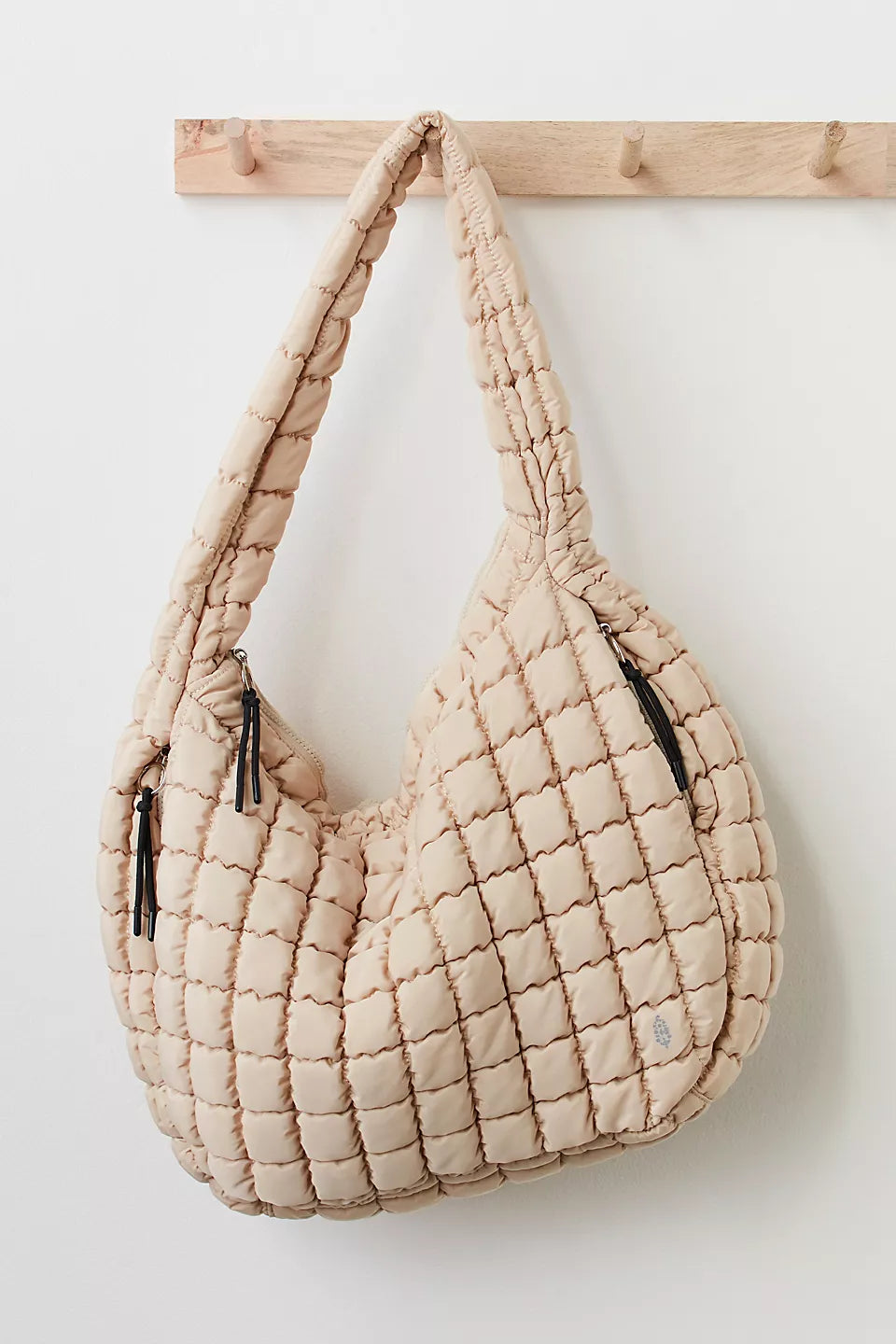 Free People Quilted Carryall Bag-- Off White