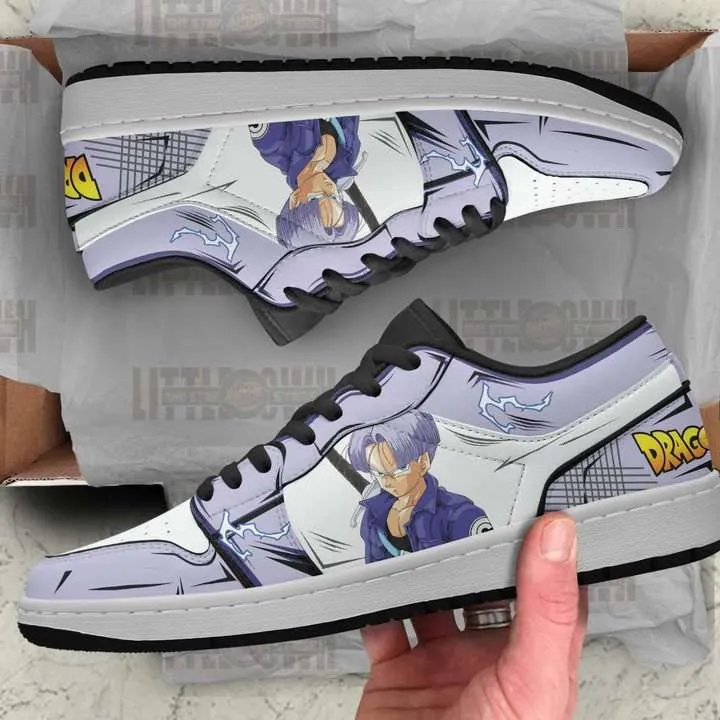 Future Trunks JD Low Top Sneakers Custom Dragon Ball Anime Shoes