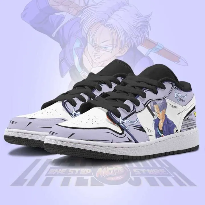 Future Trunks JD Low Top Sneakers Custom Dragon Ball Anime Shoes