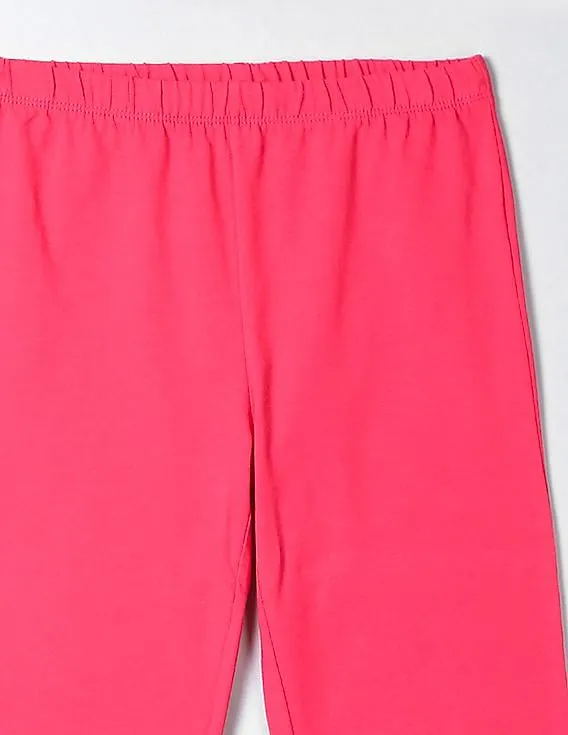 GAP Girls Pink Cropped Leggings