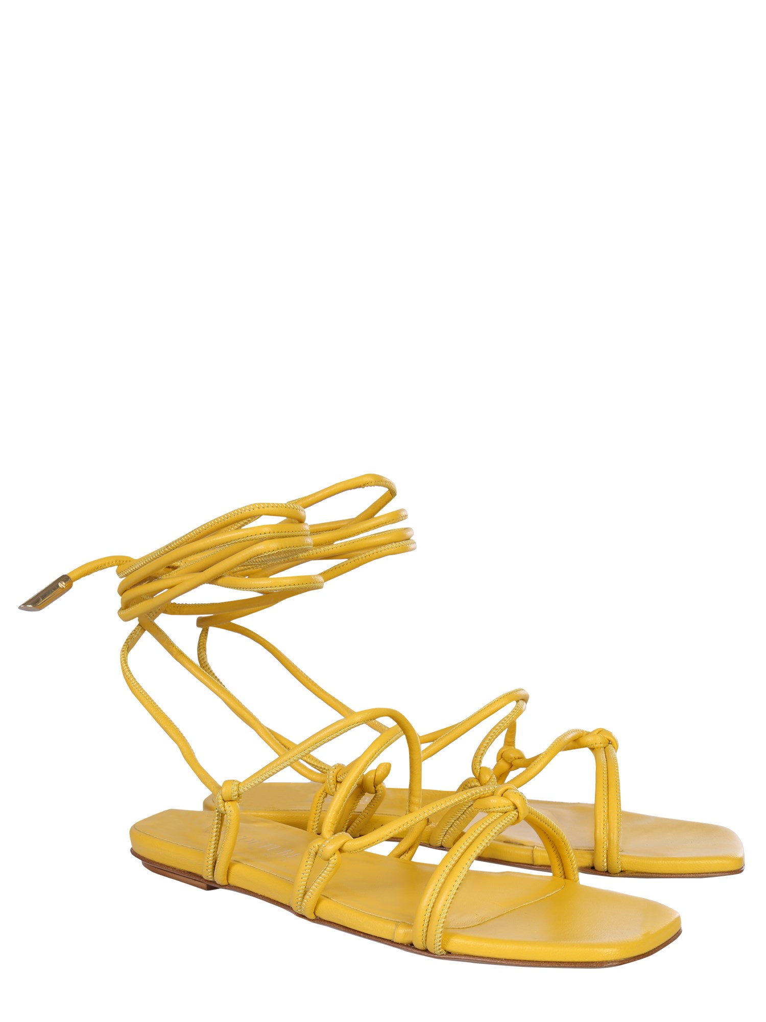 GIA BORGHINI    BEAUTIFUL LEATHER SANDALS