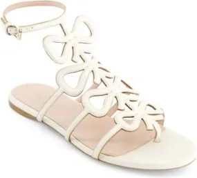 Giambattista Valli bow-detailing leather sandals White