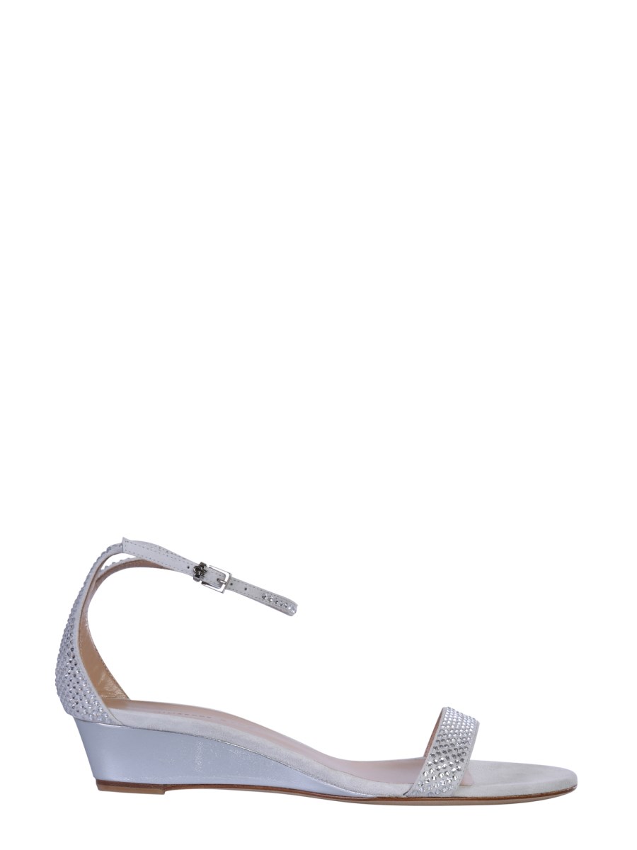 GIUSEPPE ZANOTTI    KANDA LEATHER SANDALS