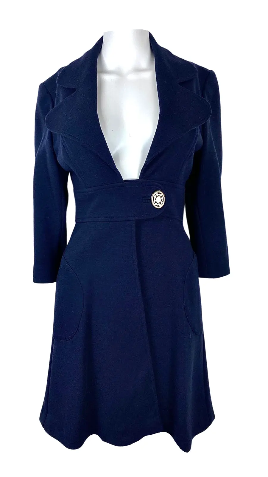 Gorgeous Navy Coat from Goat UK 8 - US 4