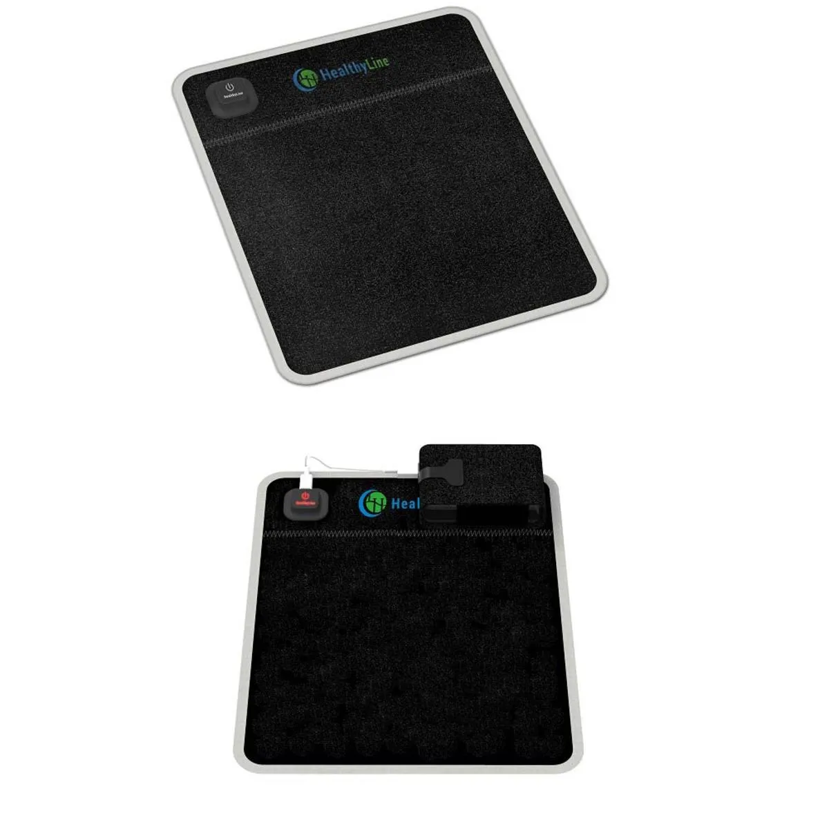 HealthyLine Portable Heated Gemstone Pad - Flat Model with Power-Bank InfraMat Pro