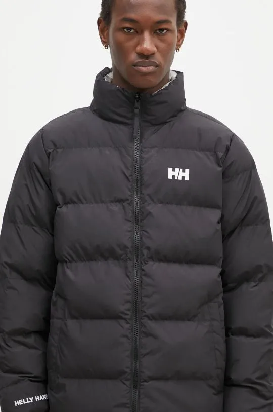 Helly Hansen reversible jacket YU 23 REVERSIBLE PUFFER men's black color 54060