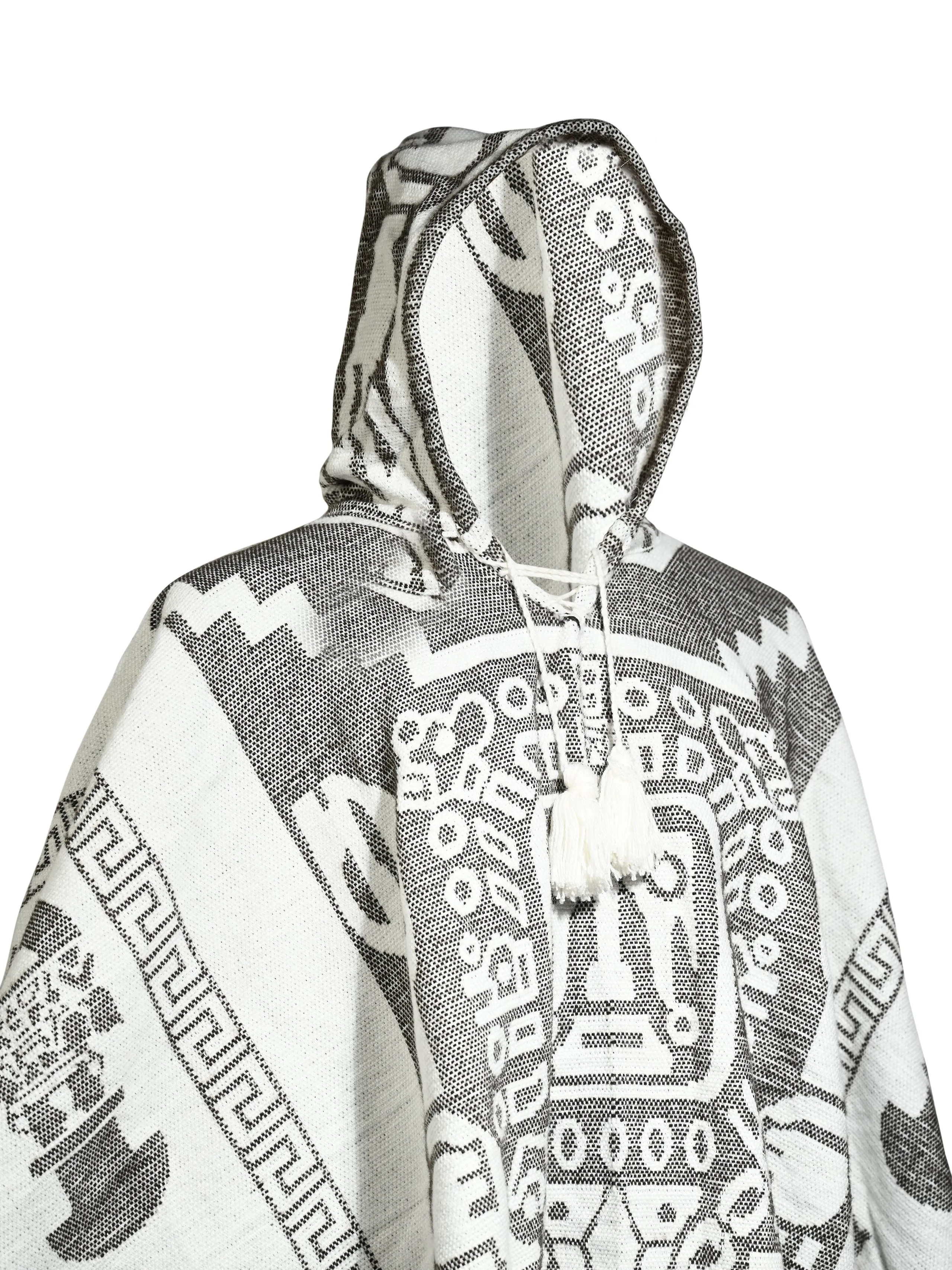 Hooded Artisan Andean Poncho - Puno