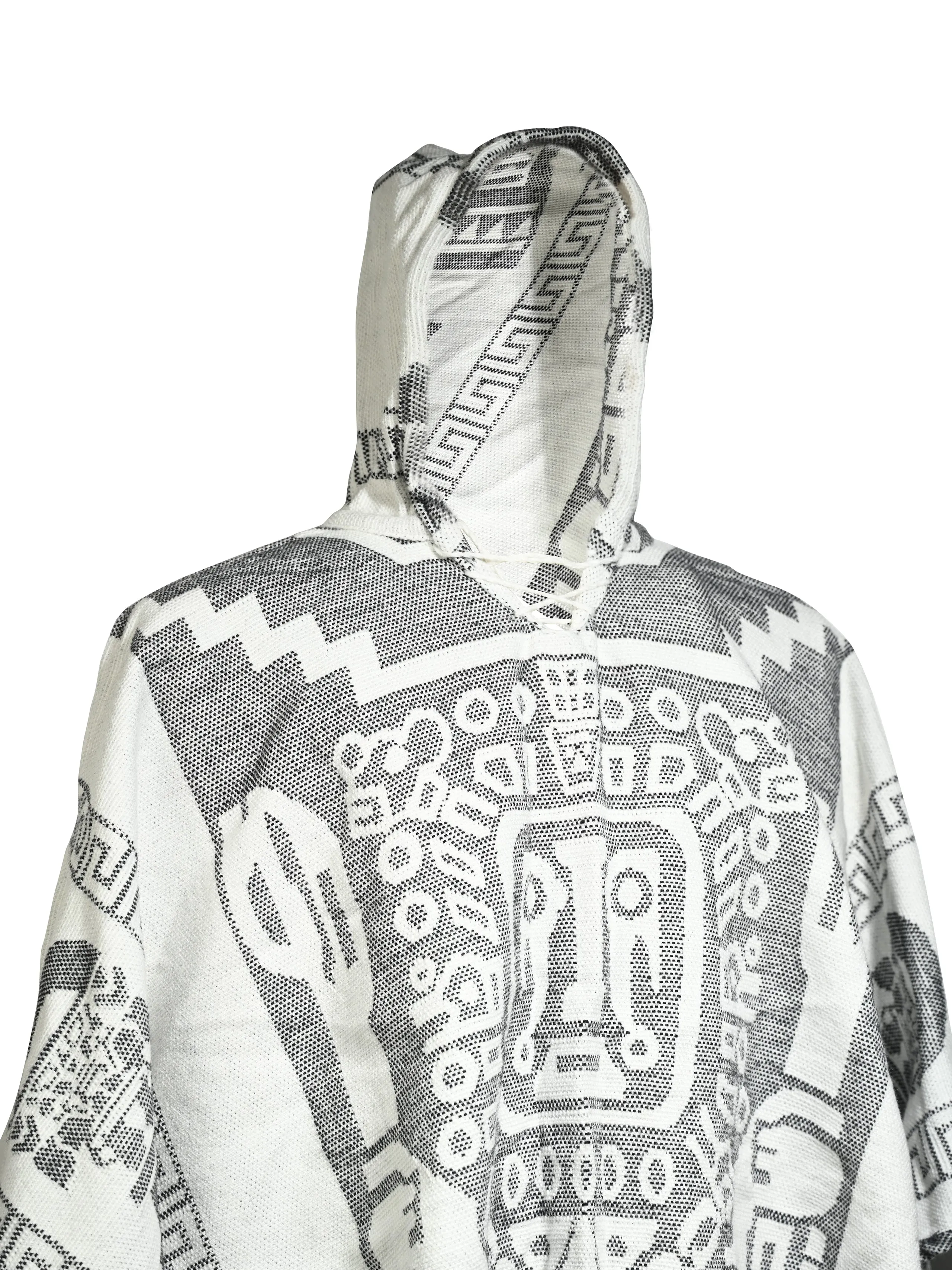 Hooded Artisan Andean Poncho - Puno