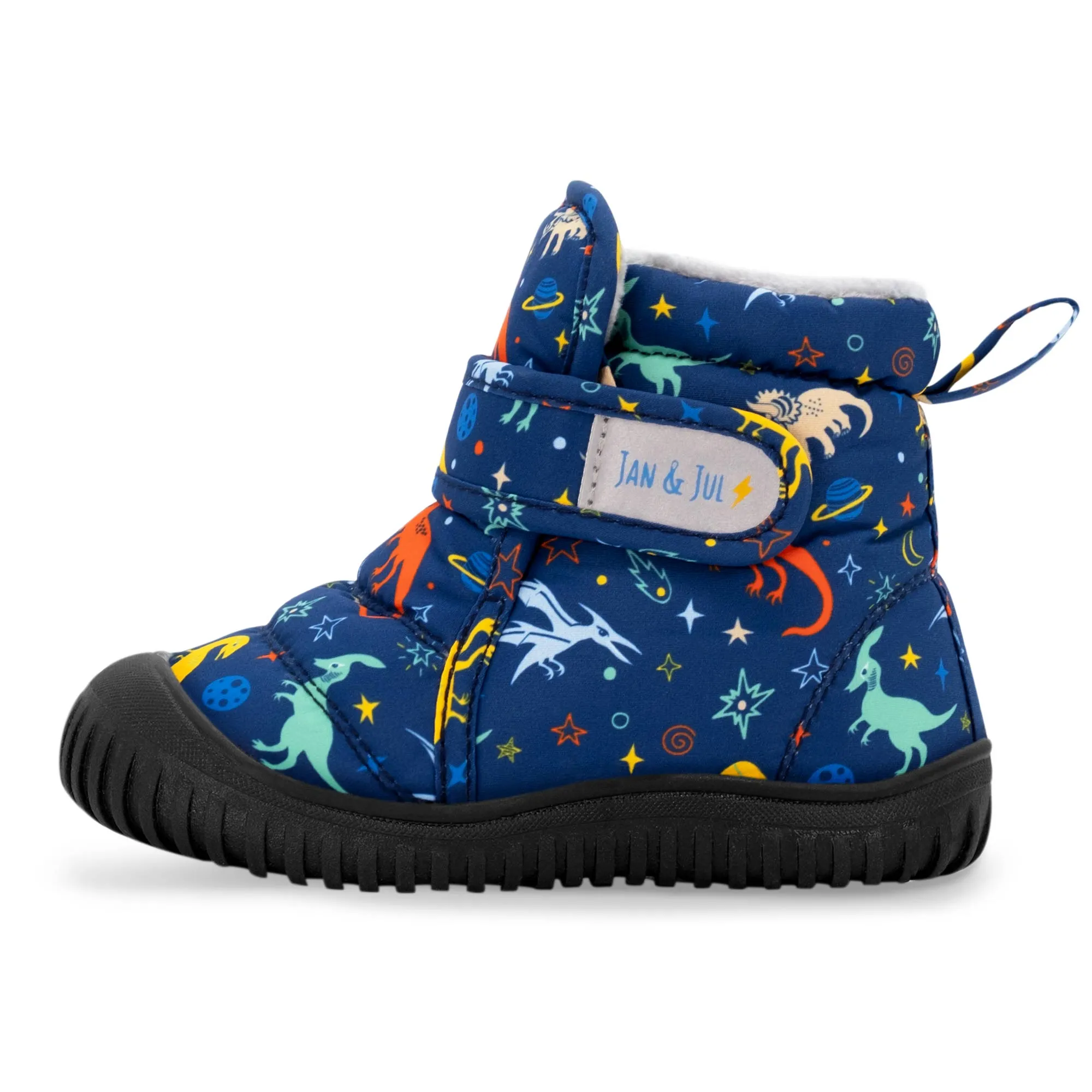 Jan & Jul Space Dinos Toasty-Dry Booties