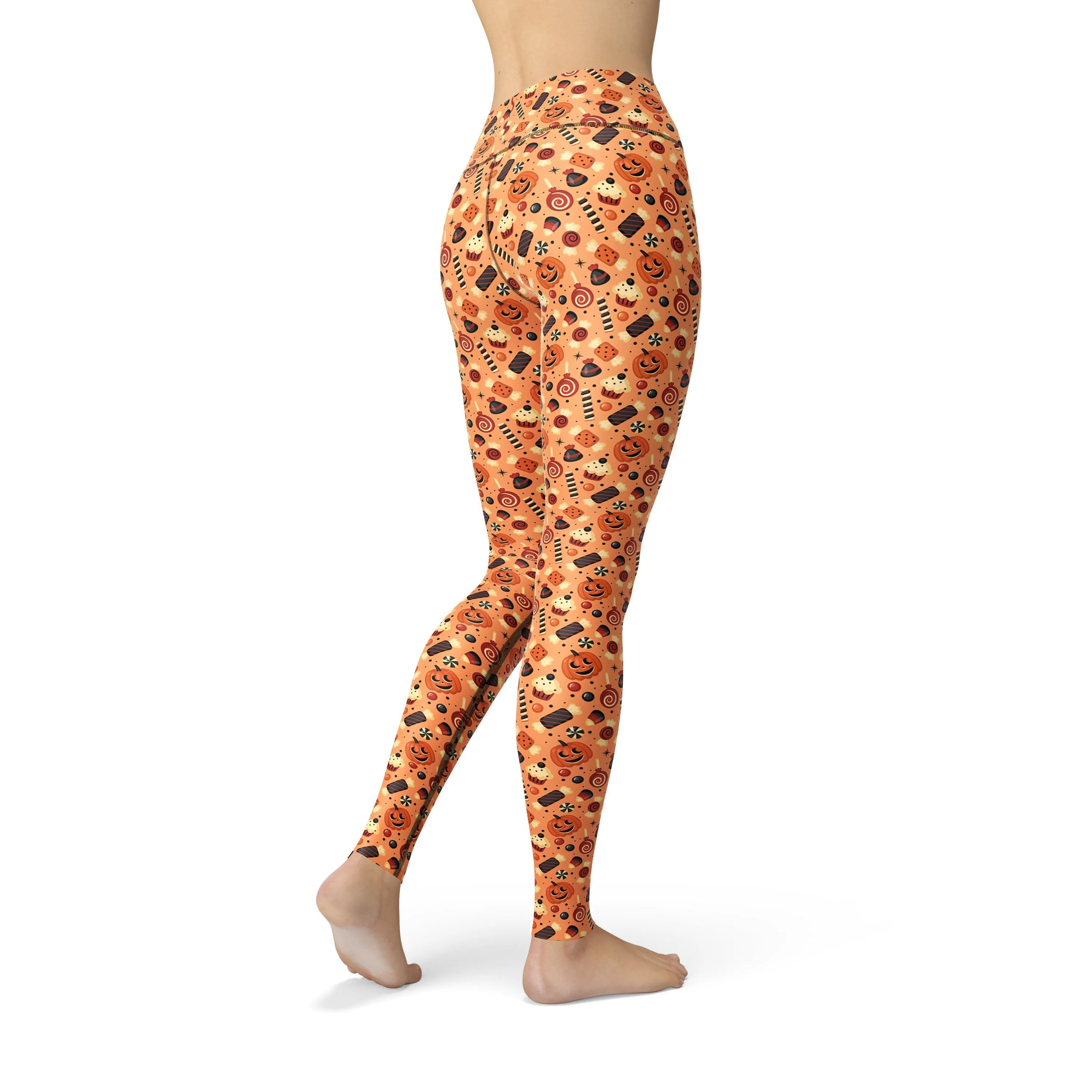 Jean Pumpkin Candies Leggings