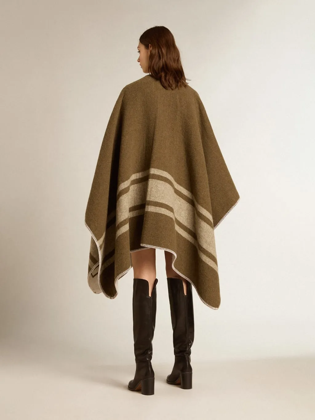 Journey Wool Reversible PONCHO