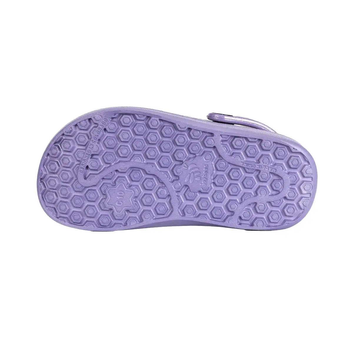 Joybees PS (Preschool) Varsity Clog Glitter Purple