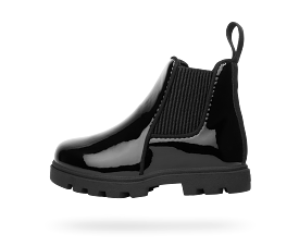 Kensington Treklite Kid's Chelsea Boot - Black Gloss