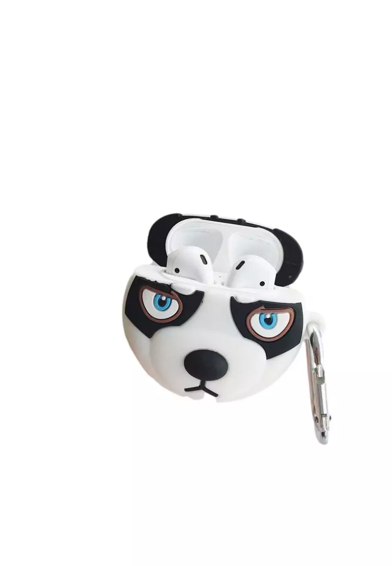 Kings Collection Cute Black Doggy AirPods Case (KCAC2071)