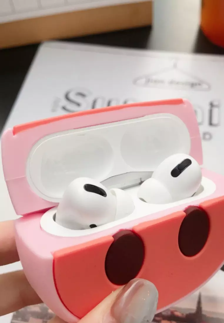 Kings Collection Cute Pig Nose AirPods Case (KCAC2074)