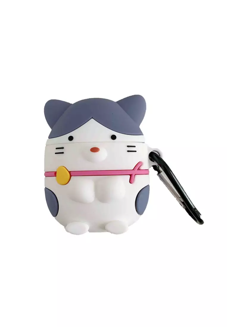 Kings Collection Cutie Grey Meow AirPods Case (KCAC2059)