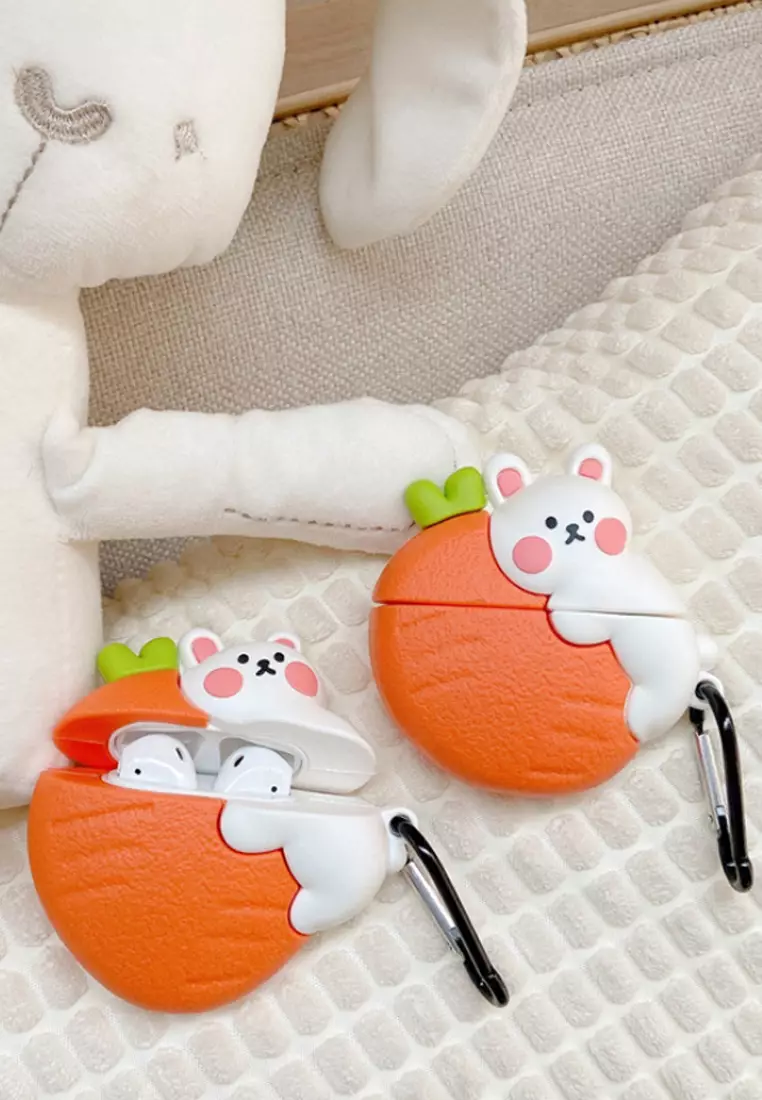 Kings Collection Lovely Radish Rabbit AirPods Case (KCAC2077)