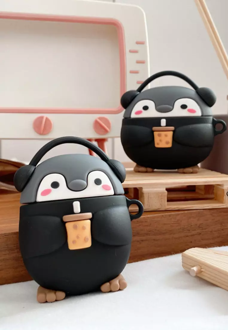 Kings Collection Milk Tea Penguin AirPods Case (UPKCAC2137)