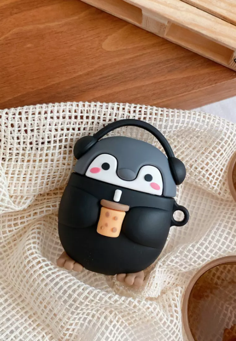 Kings Collection Milk Tea Penguin AirPods Case (UPKCAC2137)