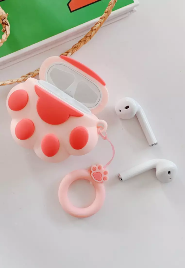 Kings Collection Pink Cat Paw AirPods Case (UPKCAC2099)