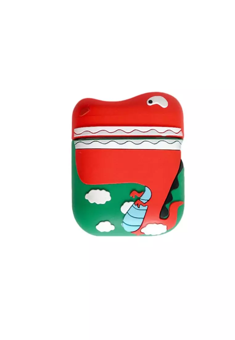 Kings Collection Red Dinosaur AirPods Case (KCAC2068)