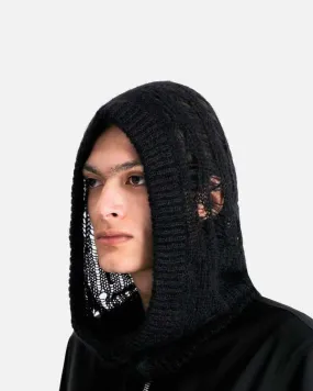 Knit Hood - Black