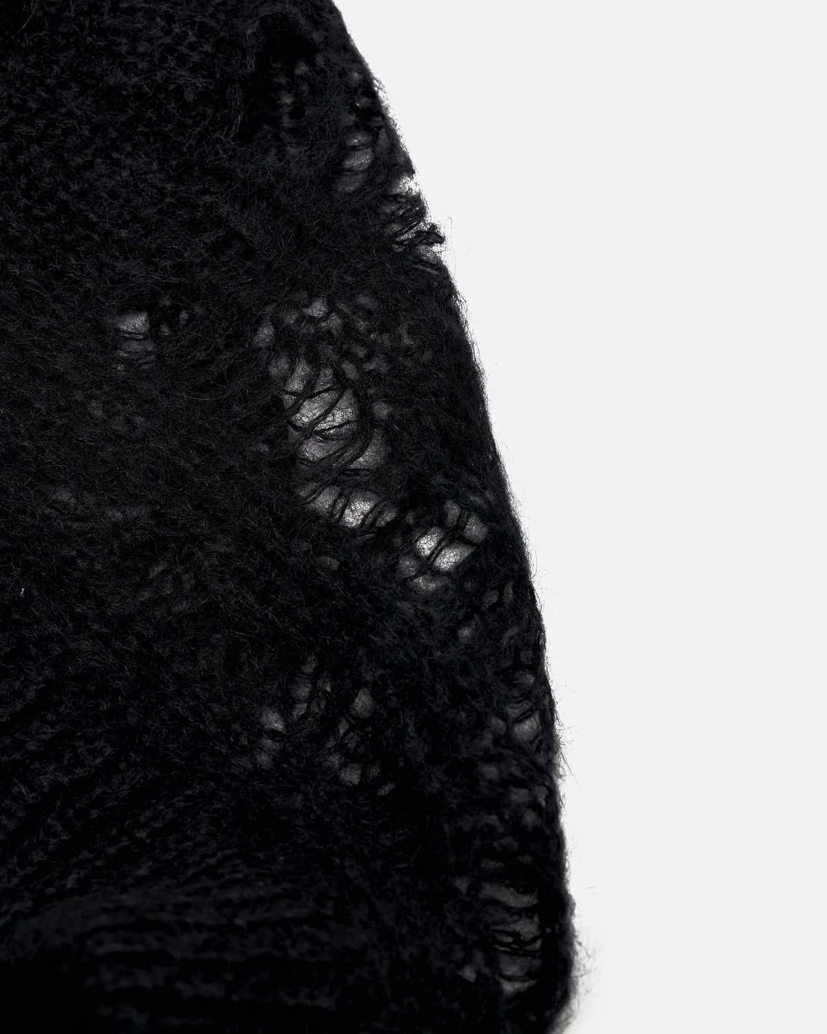 Knit Hood - Black