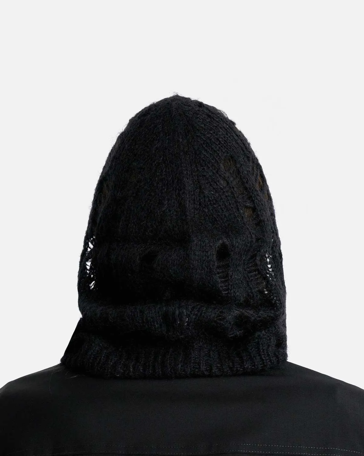 Knit Hood - Black