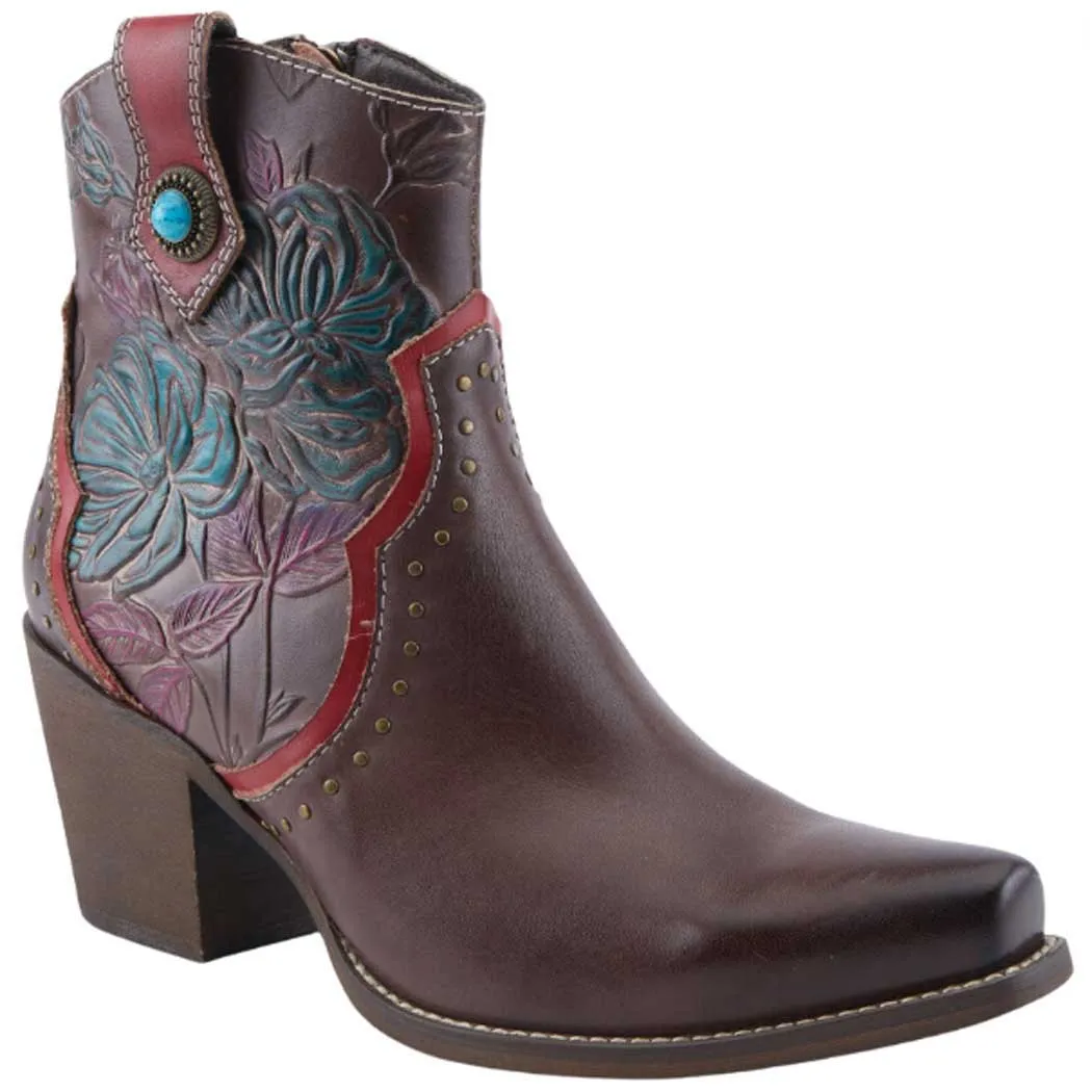 L'Artiste by Spring Step Rebamac Bootie Chocolate (Women's)