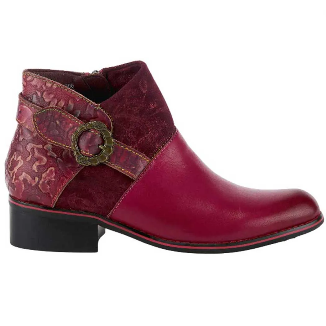 L'Artiste by Spring Step Tiatia Bootie Bordeaux (Women's)