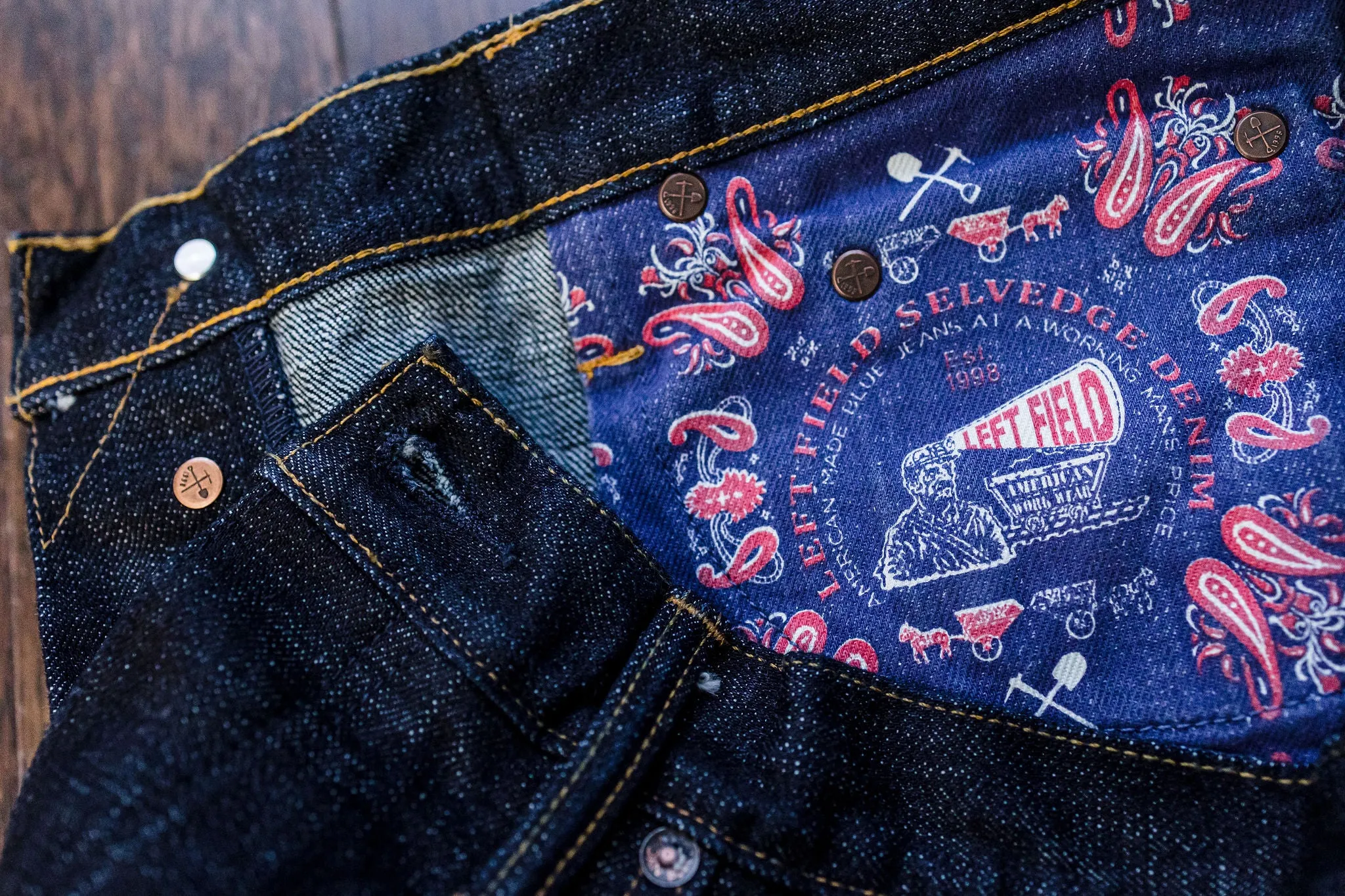 Left Field NYC Atlas - 18oz Slub Indigo Collect Mills