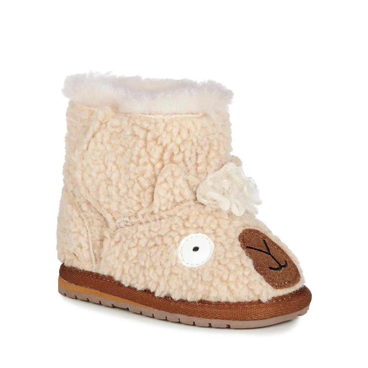 Llama (Walker) Toddler Sherpa Boot - Sand