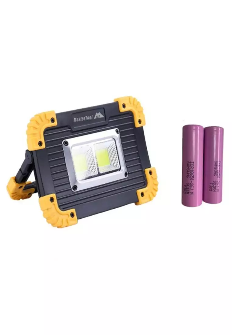 MasterTool Camping Lantern, Camping Light, COB Work Light, Power Bank with 5200mAh Samsung Lithium Batteries