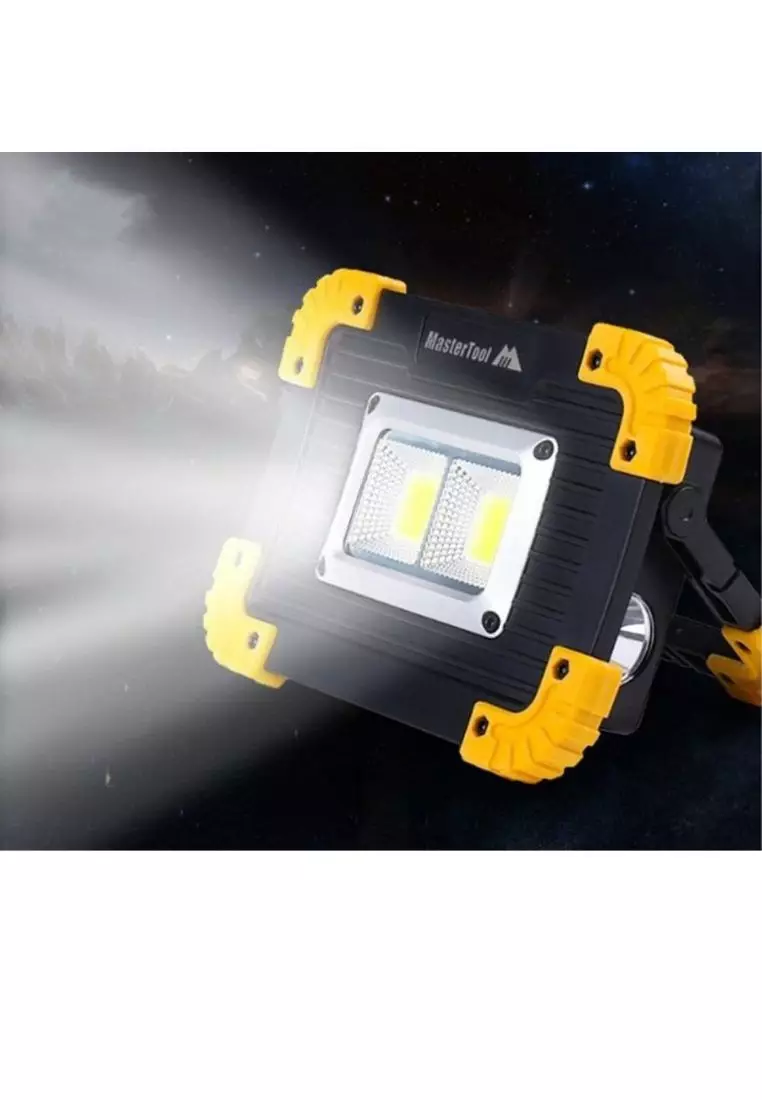 MasterTool Camping Lantern, Camping Light, COB Work Light, Power Bank with 5200mAh Samsung Lithium Batteries