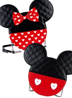 Mickey and Minnie Love Crossbody Bag