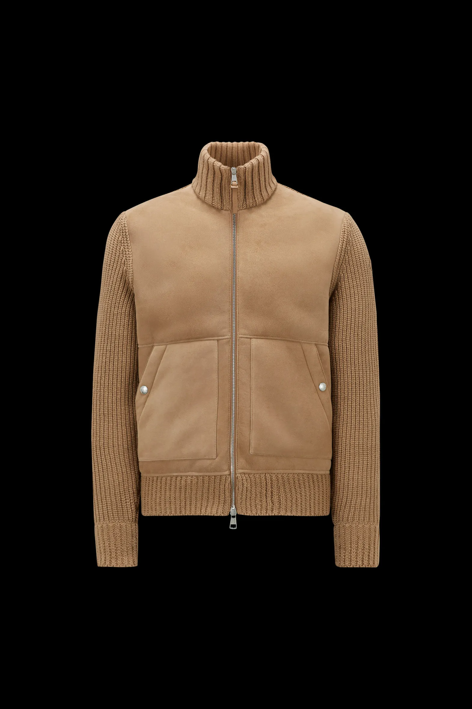 MONCLER  |Wool & Shearling Cardigan