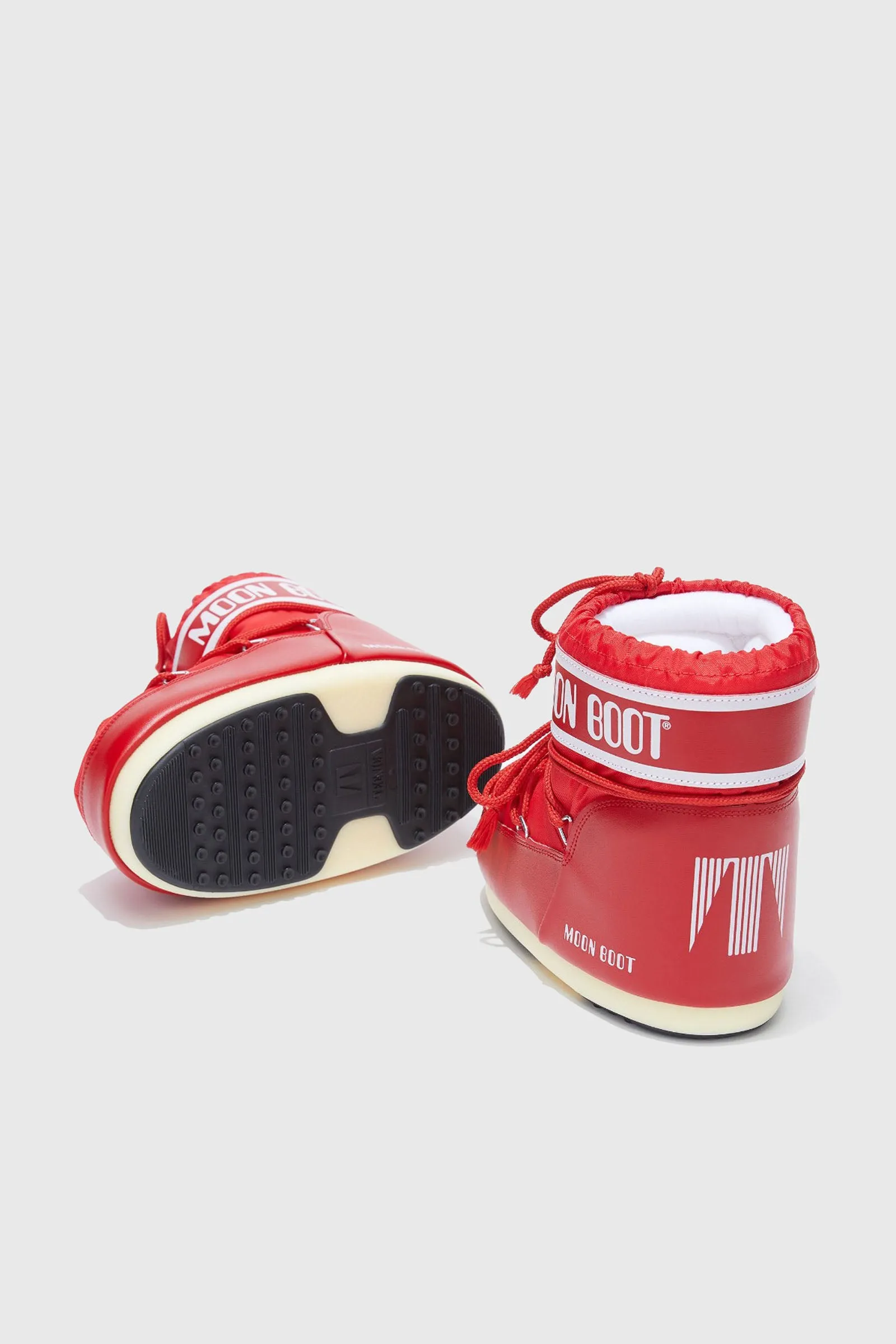 Moon Boot Icon Low Nylon Rosso Donna