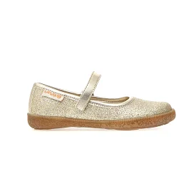 Naturino Girl's Pavia 86 Gold Glitter Mary Jane (Sizes 26-29)