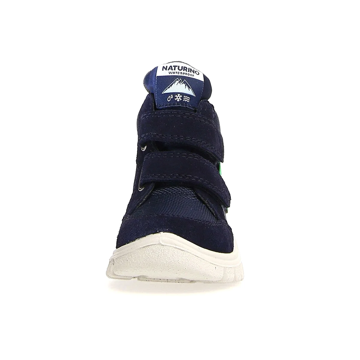 Naturino (Sizes 28-32) Geminae Navy/Green Patch Mid Waterproof