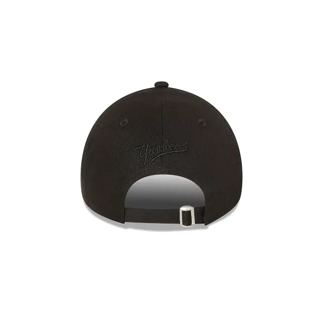 NEW ERA NEW YORK YANKEES BLACK ON BLACK 9FORTY CAP