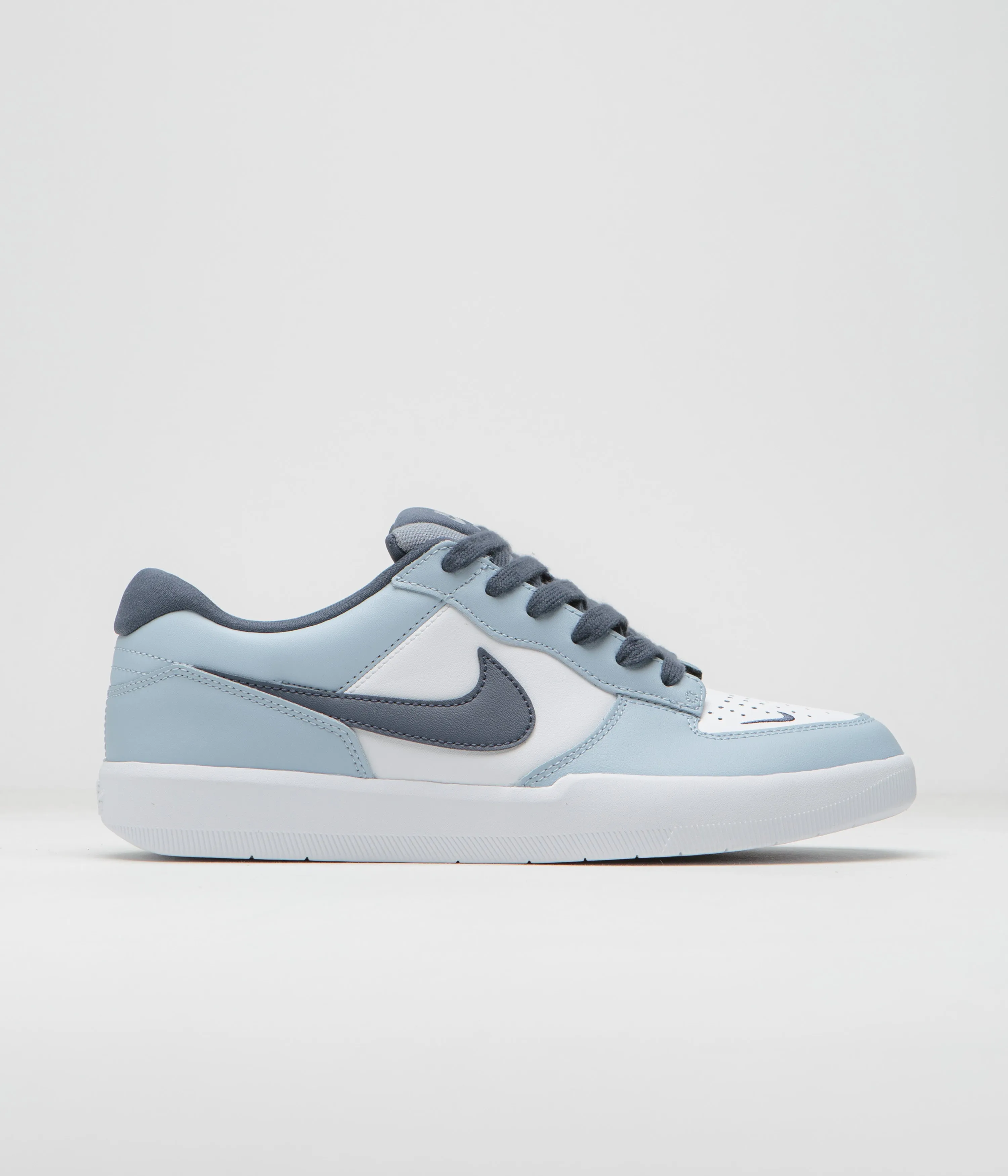 Nike SB Force 58 Premium Shoes - White / Thunder Blue - White - Ashen Slate