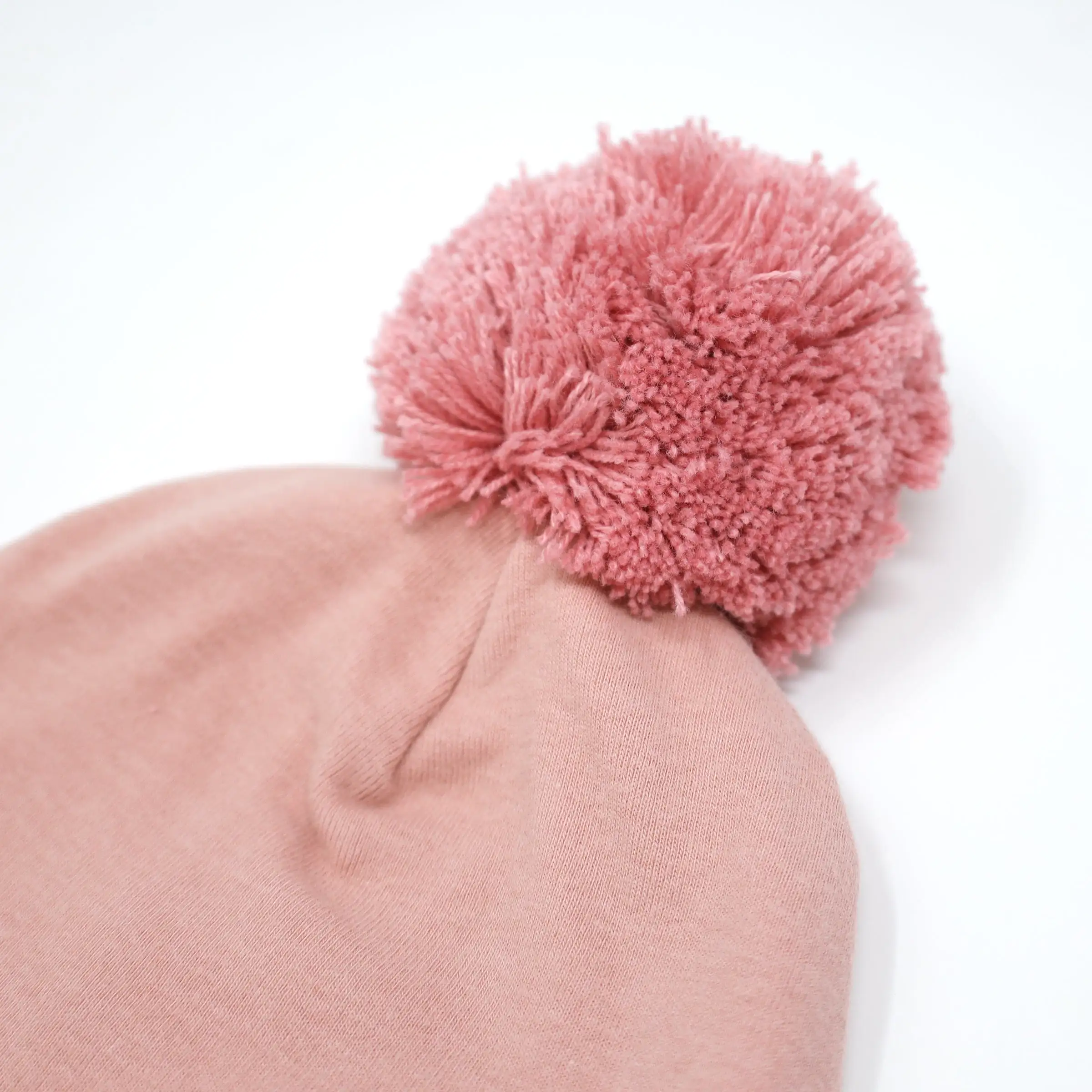 oh baby! Blush Yarn Pom Hat - Blush