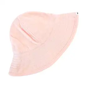 oh baby! Cotton Terry Sun Hat with Strap - Pale Pink