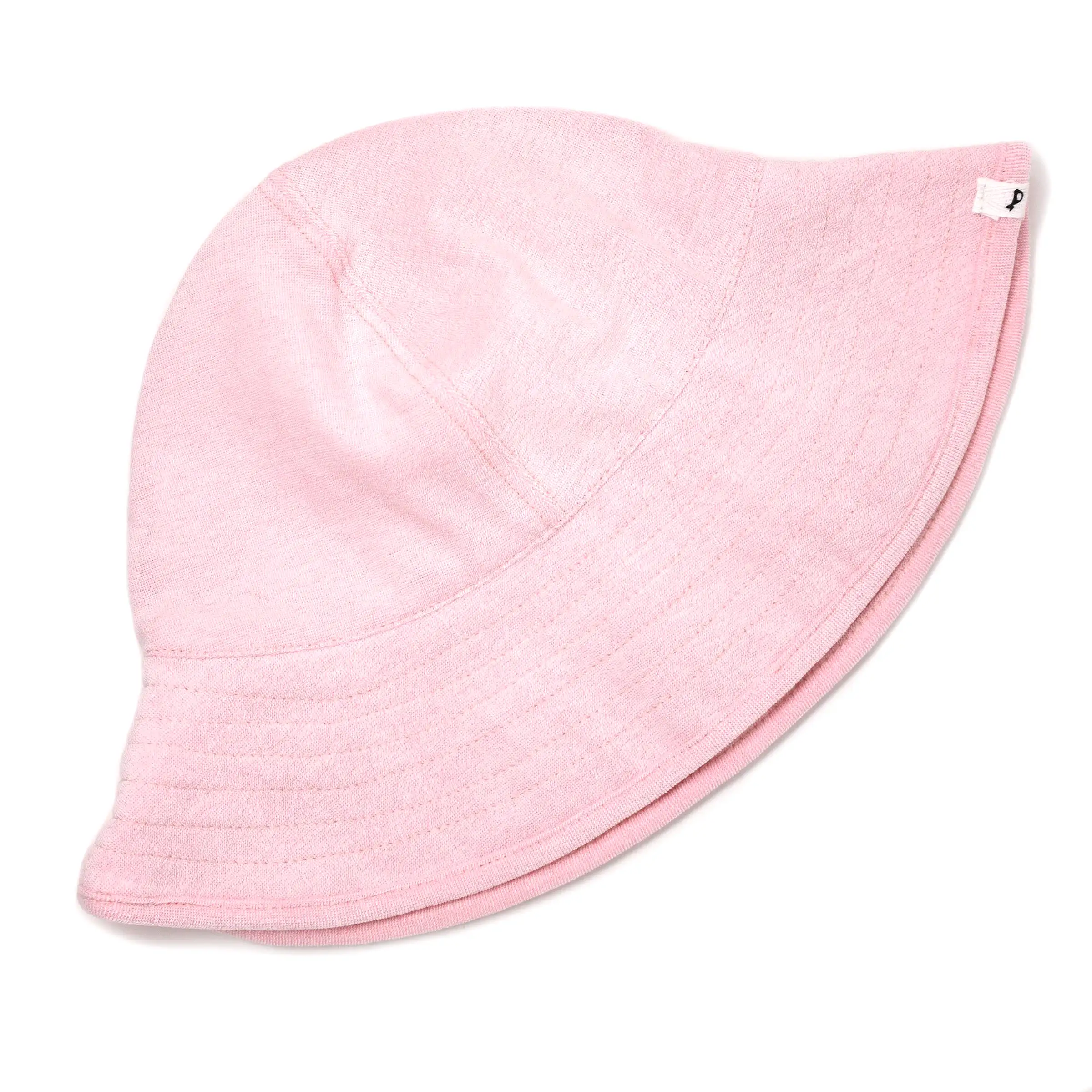 oh baby! Cotton Terry Sun Hat with Strap - Pink