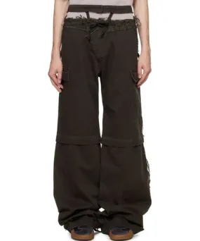 Ottolinger Brown Baggy Cargo Pants