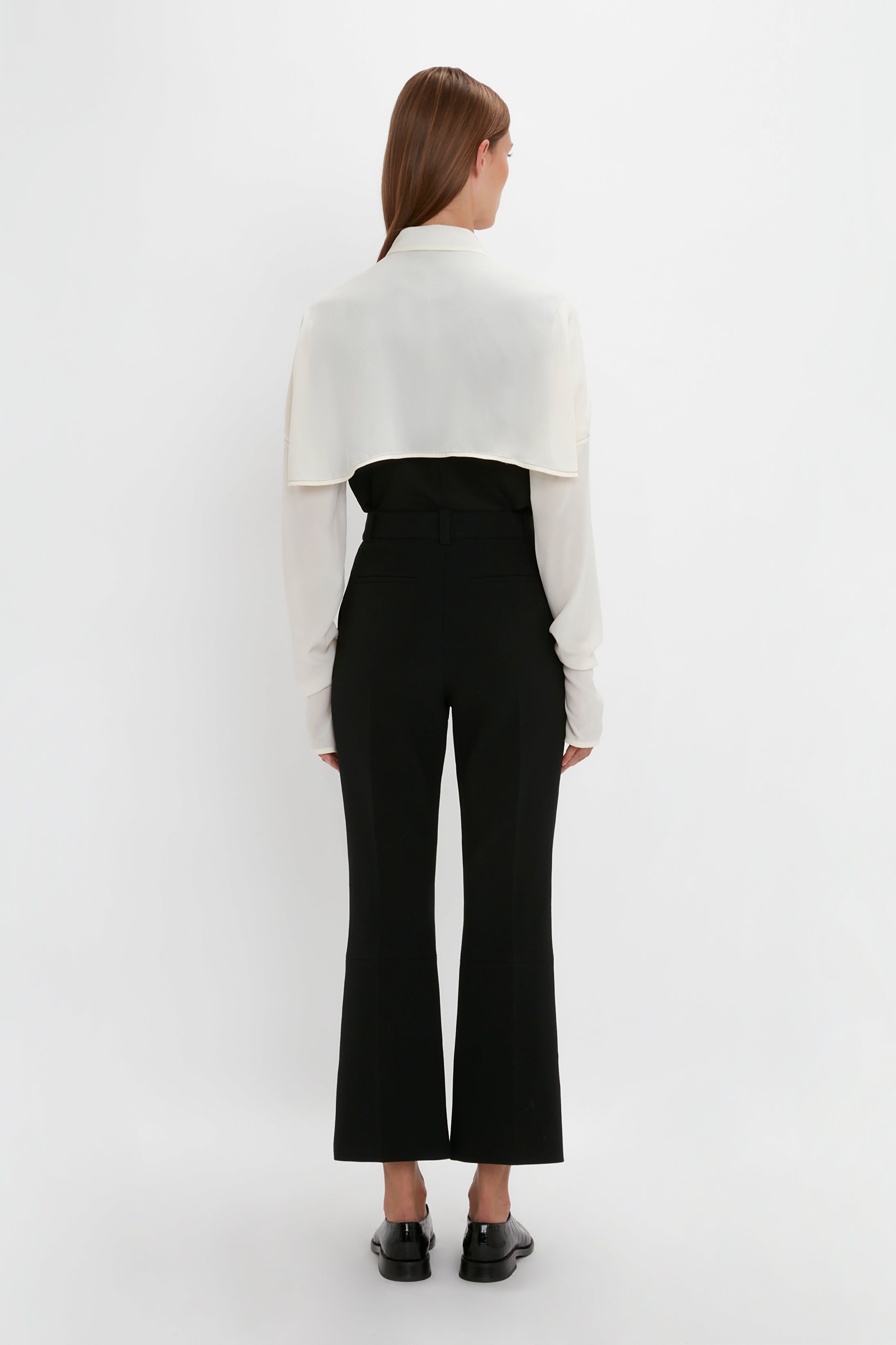 Oversized Bow Detail Blouse In Vanilla