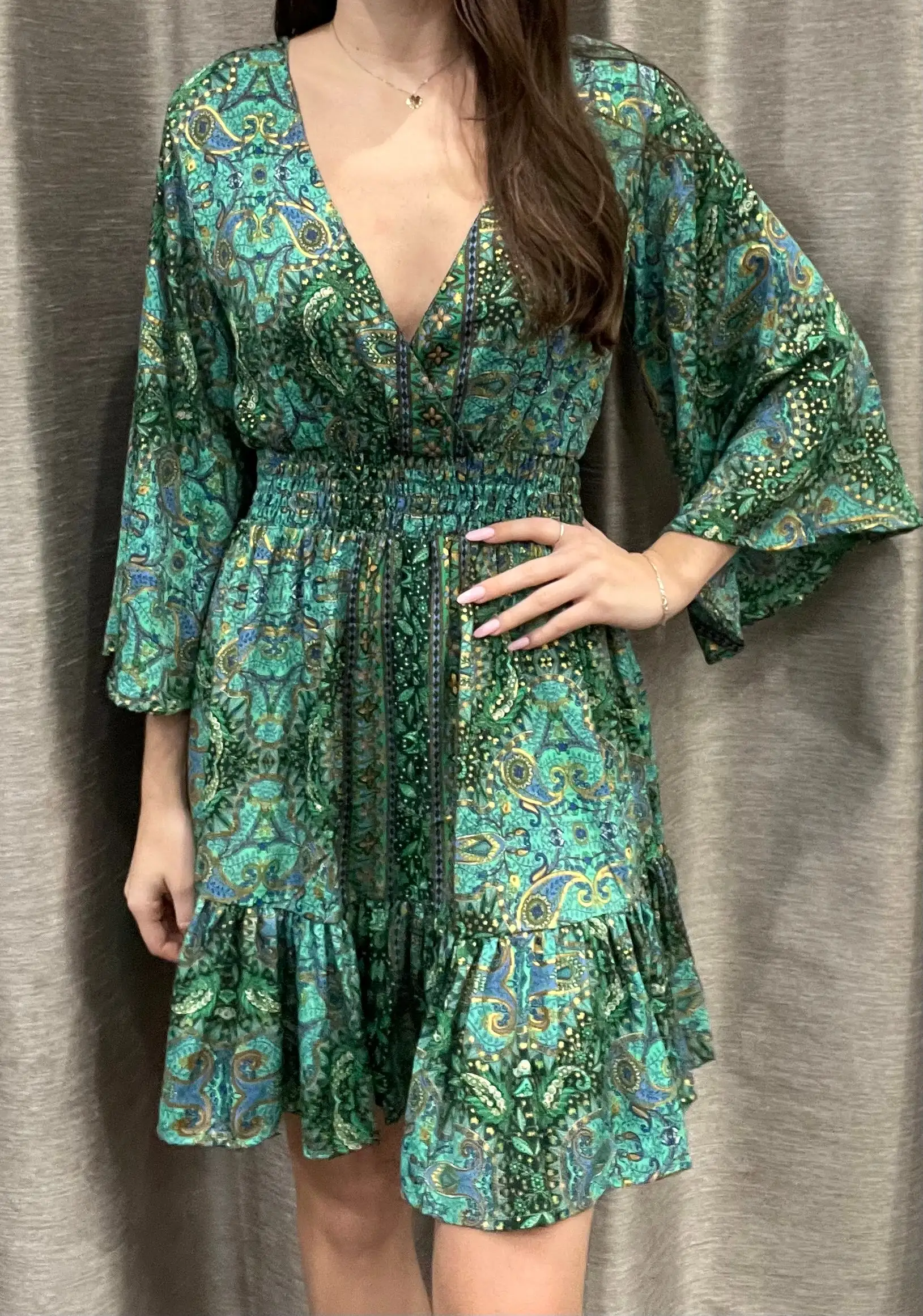 Paani 3/4 Sleeve Dress