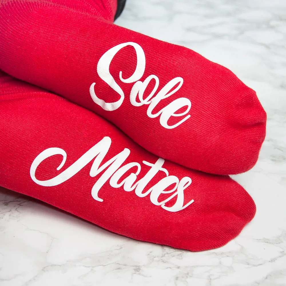 Personalised Sole Mates Romantic Socks